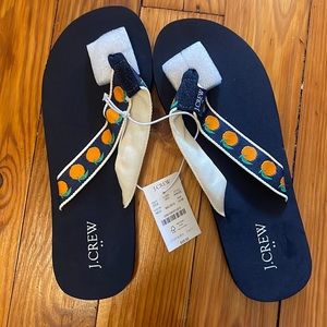 J Crew - flip flops- NWT
